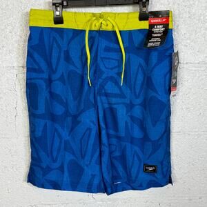 Speedo Men's Print Bondi Basin 20" Boardshorts  Sevres Blue Small $62